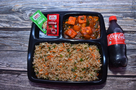 Veg Fried Rice Chillypaneer Cold Drink