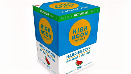 High Noon Sun Sips Vodka Soda Watermelon 4Pk