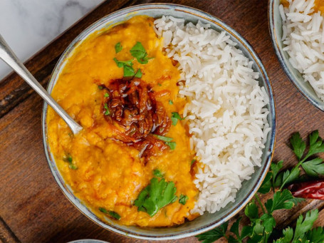 Dal Tadka Bowl With Rice