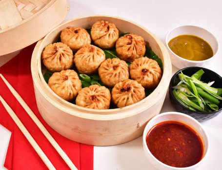 Chicken Cheese Momo (10 Pc)