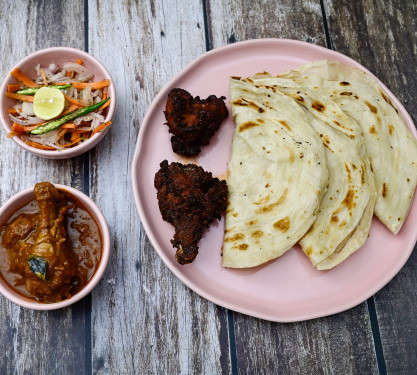 Kerala Parotta With Chicken Curry Chicken Fry