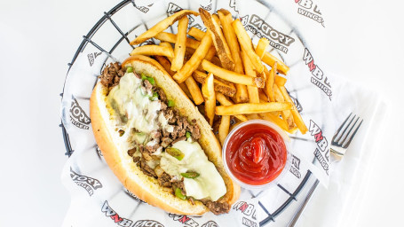 Cheesesteak Combo (Friptură Sau Pui)