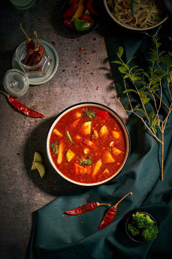 Exotic Vegetables Red Pepper Gravy