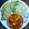 Matar Paneer Thali (Full)