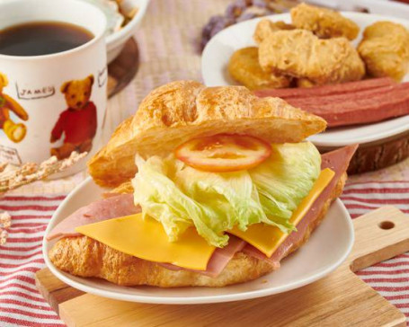 起司火腿可頌 Ham Croissant With Cheese