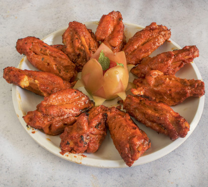 Hot Garlic Chicken Wings 10 Pcs)