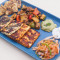 Veg Platter (2 Piece Each Of Tandoori Paneer, Hara Masala Paneer Pineapple With Grilled Veggies