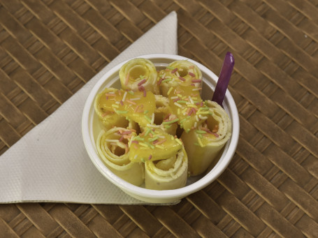 Mango Mazza Ice Cream Rolls