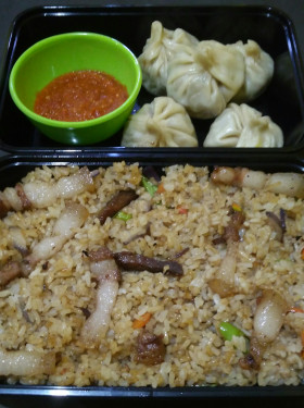 Pork Fried Rice Pork Momo