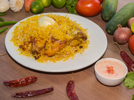 Chicken Dum Biryani 1 Pc Half