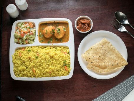 Egg Pulao Meal