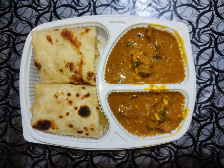 Paratha With Mutton Masala