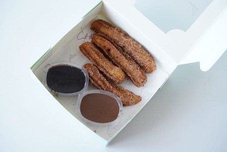 Classic Churros W Nutella And Ganache Dip