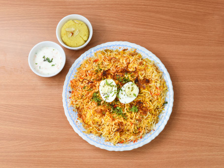 Anda Biryani (Kolkata Style)