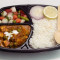 Matar Paneer Rice Meal