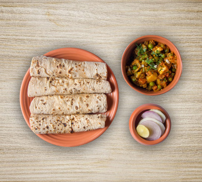 Roti (2 Pcs) With Mix Veg