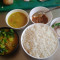 Tridhara Special Pork With Lai Saag Thali