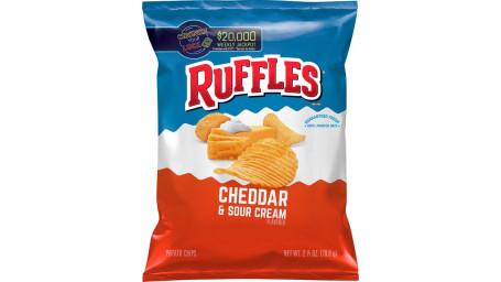 Chipsuri De Smântână Cheddar Ruffles 2,5 Oz.