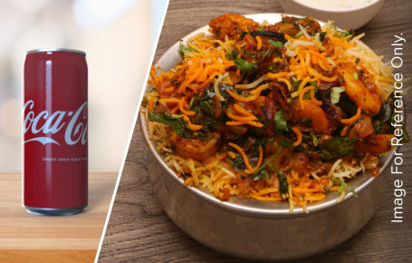 Prawn Biryani Coke