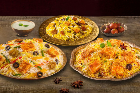 Royal Paneer Biryani Combo (Serves 3-4)