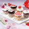 Valentine Theme Fondant Cupcake Set