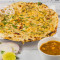 Amritsari Kulcha (1 Pc) (With Chole) (250 Ml)