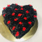 Chocolate Truffle Cake Heart Shape