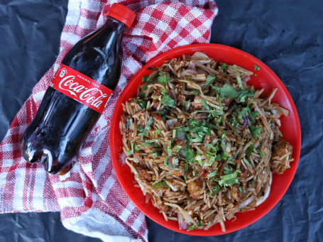 Veg Manchurian Fried Rice Half Coke 200 Ml