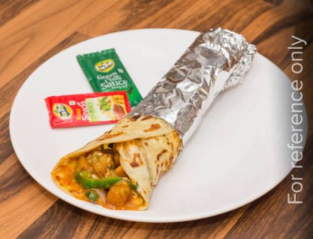 Corn Cheese Kathi Roll