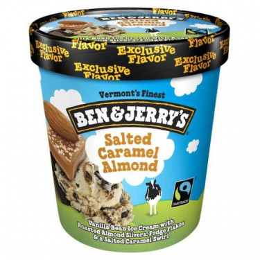 Migdale De Caramel Sărat De La Ben Jerry