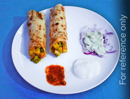 Veg Kathi Roll Full