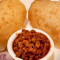 Chole Bhature (2Pcs) (Serves With Salad And Chutney)