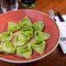 Spinach And Ricotta Tortelloni With Butter And Sage Sauce