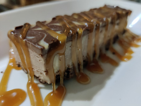 Vegan Chocolate Salted Caramel Cheesecake