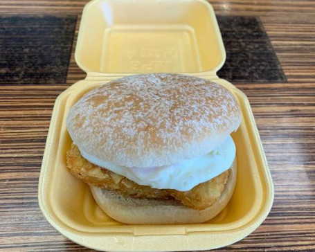 Hashbrown Egg Bap