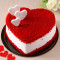 Red Velvet Heart Shape 1 Pound