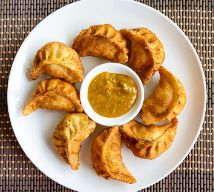 Fried Veg Momos Indian Style