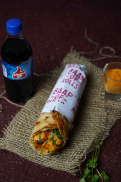 Achari Chaap Roll With Cold Drink (250 Ml)