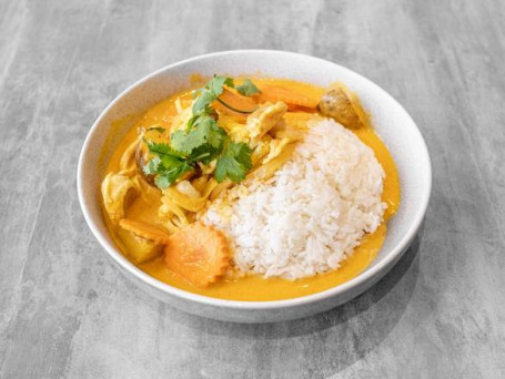 Butter Chicken Curry On Rice