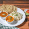 Half Dal Makhani Half Rice With 3 Tawa Butter Roti