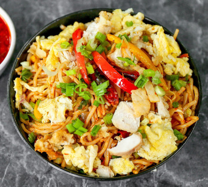 Chicken Egg Mixed Noodles