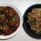 Fried Rice Manchurian Noodles With Soft Drink