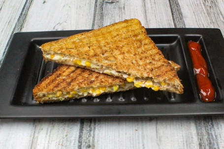 Loaded Cheesy Corn Sandwich