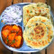 (Combos Aalu Soya Tamatar With 2 Muli Paratha+ Salad +Achar +Green Chilli