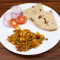 (Combo) Kadhai Paneer 4 Butter Roti Salad Green Chilli Raita Pickle