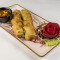 Veg Spring Rolls With Hot Garlic Sauce