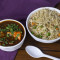 Cheese Chilli Gravy With Veg Fried Rice