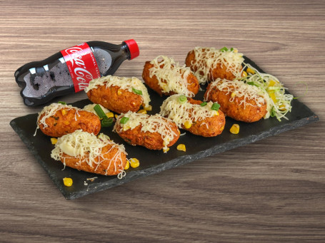 Cheese Corn Roll Coke 250 Ml Pet Bottle