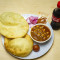 Chole Bhature (1 Plate) Coke (250 Ml) {Save Rs 10}