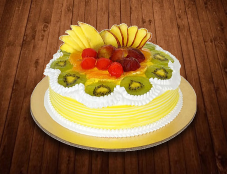 Fresh Fruit Cake (Eggless) (500 Gms)